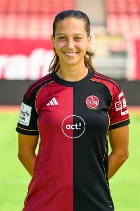 12 08 2025 1 FC Nürnberg FCN Club Clubfrauen 1 Google Pixel Women Soccer Bundesliga BL Season 2025 2026 Photo appointment Portrait appointment Presentation Press appointment Single photo Single photo Portrait Portrait Headshot Laura Miller 9