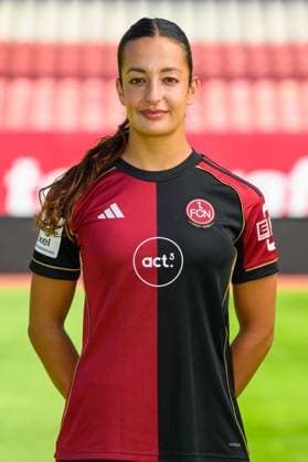12 08 2025 1 FC Nürnberg FCN Club Clubfrauen 1 Google Pixel Women Soccer Bundesliga BL Season 2025 2026 Photo appointment Portrait appointment Presentation Press appointment Single photo Single photo Portrait Portrait Headshot Selma Licina 17