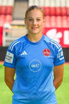 12 08 2025 1 FC Nürnberg FCN Club Clubfrauen 1 Google Pixel Women Soccer Bundesliga BL Season 2025 2026 Photo appointment Portrait appointment Presentation Press appointment Single photo Single photo Portrait Portrait Headshot Larissa Rusek 21