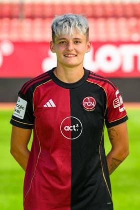 12 08 2025 1 FC Nürnberg FCN Club Clubfrauen 1 Google Pixel Women Soccer Bundesliga BL Season 2025 2026 Photo appointment Portrait appointment Presentation Press appointment Single photo Single photo Portrait Portrait headshot Aneta Polaskova 26