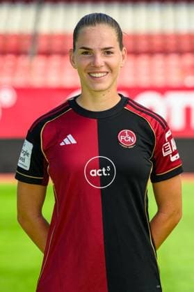12 08 2025 1 FC Nürnberg FCN Club Clubfrauen 1 Google Pixel Women Soccer Bundesliga BL Season 2025 2026 Photo appointment Portrait appointment Presentation Press appointment Single photo Single photo Portrait Portrait Headshot Beatrix Fördos Foerdos Fordos 27