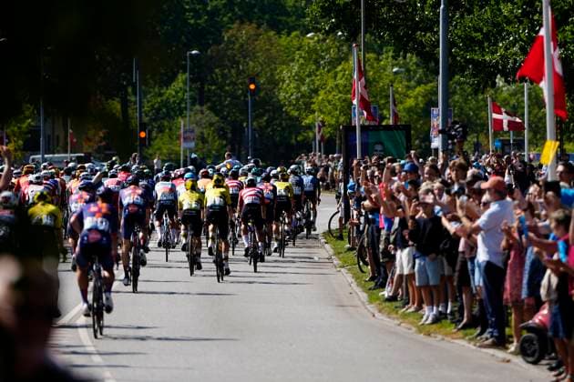 Road Cycling 2nd stage of PostNord Tour of Denmark The peleton departs for the second stage of PostNord Tour of Denmark from Roedovre to Gladsaxe, Denmark, Wednesday August 13, 2025 , Zealand Denmark  Copyright: MadsxClausxRasmussenx spdk20250813-145749-L