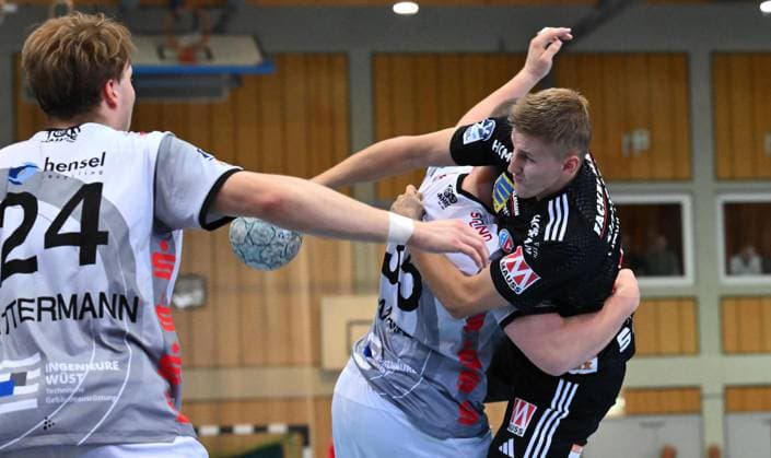 13 08 2025 Handball season 2025 2026 Test match friendly HC Erlangen HCE TV Großwallstadt xwoxzix Sander Andreassen Overjordet 8, HC Erlangen HCE