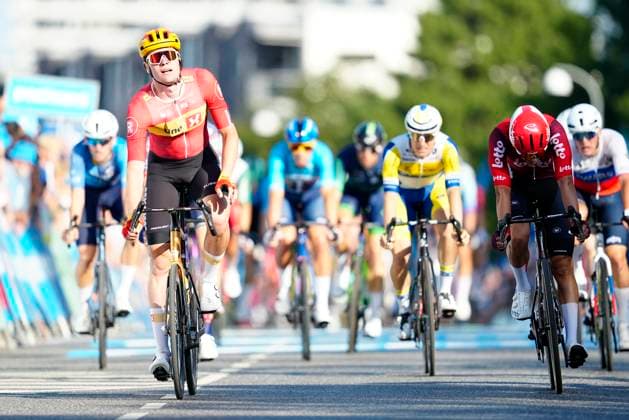 Road Cycling 2nd stage of PostNord Tour of Denmark Soeren Waerenskjold of Norway finish to win the second stage of PostNord Tour of Denmark in Gladsaxe, Denmark, Wednesday August 13, 2025 , Zealand Denmark  Copyright: MadsxClausxRasmussenx spdk20250813-173235-L