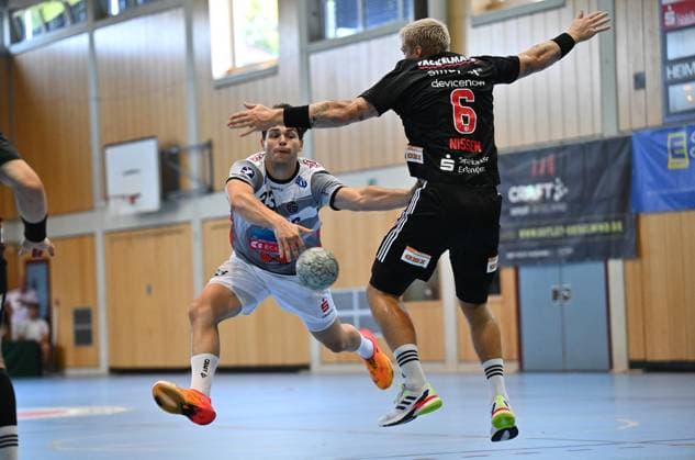 13 08 2025 Handball season 2025 2026 Test match friendly HC Erlangen HCE TV Großwallstadt xwoxzix Tobias Buck 33, TV Großwallstadt Marek Nissen 6, HC Erlangen HCE