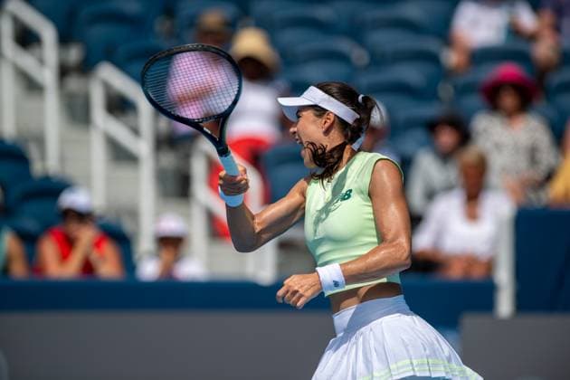 Cincinnati Open Round Of 16: Iga Swiatek V Sorana Cirstea Sorana Cirstea is seen during her Round of 16 match at the Cincinnati Open in Mason, Ohio, on August 13, 2025. Mason United States  Copyright: xJasonxWhitmanx originalFilename:whitman-cincinna250813_npxAn.jpg