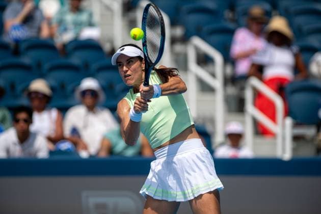 Cincinnati Open Round Of 16: Iga Swiatek V Sorana Cirstea Sorana Cirstea is seen during her Round of 16 match at the Cincinnati Open in Mason, Ohio, on August 13, 2025. Mason United States  Copyright: xJasonxWhitmanx originalFilename:whitman-cincinna250813_npdwB.jpg