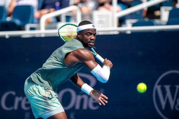 Cincinnati Open Round Of 16: Francis Tiafoe V Holger Rune Francis Tiafoe is seen during his Round of 16 match at the Cincinnati Open in Mason, Ohio, on August 13, 2025. Mason Ohio United States  Copyright: xJasonxWhitmanx originalFilename:whitman-cincinna250813_np49k.jpg