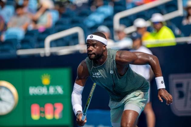 Cincinnati Open Round Of 16: Francis Tiafoe V Holger Rune Francis Tiafoe is seen during his Round of 16 match at the Cincinnati Open in Mason, Ohio, on August 13, 2025. Mason Ohio United States  Copyright: xJasonxWhitmanx originalFilename:whitman-cincinna250813_nppTr.jpg