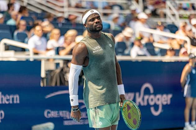 TENNIS : Tournoi de Cincinatti - 1 8 Huitieme - 13 08 2025 Frances Tiafoe, usa, Tournoi de Cincinatti 2025, 8e de Finale, abandon sur blessure  Copyright: xx