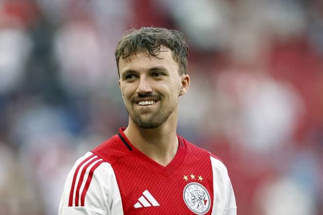 AMSTERDAM - Youri Regeer of Ajax during the Dutch Eredivisie match between Ajax Amsterdam and SC Telstar at the Johan Cruijff ArenA on August 10, 2025, in Amsterdam, Netherlands. ANP Hollandse Hoogte Maurice van Steen Dutch Eredivisie 2025 26 xVIxANPxSportx xMauricexvanxSteenxIVx 533342731 originalFilename: 533342731.jpg