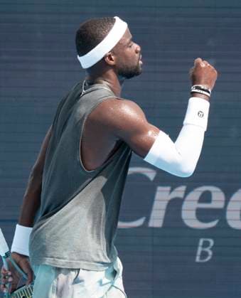 August 13, 2025: Frances Tiafoe (USA) retires in the second set against Holger Rune (DEN) with a final score of 6-4, 3-1, at the Cincinnati Open being played at Lindner Family Tennis Center in Mason, Ohio, {USA} Ã‚ Tennisclix Cal Media Mason USA - ZUMAc04_ 20250813_zma_c04_090 Copyright: xLesliexBillmanx