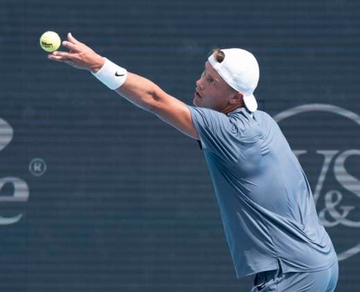 August 13, 2025: Frances Tiafoe (USA) retires in the second set against Holger Rune (DEN) with a final score of 6-4, 3-1, at the Cincinnati Open being played at Lindner Family Tennis Center in Mason, Ohio, {USA} Ã‚ Tennisclix Cal Media Mason USA - ZUMAc04_ 20250813_zma_c04_085 Copyright: xLesliexBillmanx