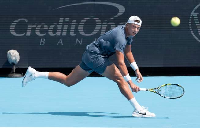 August 13, 2025: Frances Tiafoe (USA) retires in the second set against Holger Rune (DEN) with a final score of 6-4, 3-1, at the Cincinnati Open being played at Lindner Family Tennis Center in Mason, Ohio, {USA} Ã‚ Tennisclix Cal Media Mason USA - ZUMAc04_ 20250813_zma_c04_097 Copyright: xLesliexBillmanx