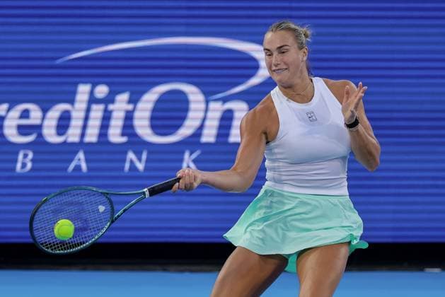 August 13, 2025, Mason, Ohio, U.S: Aryna Sabalenka (BLR) hits a forehand shot during WednesdayÃ¢â‚¬â ¢s Round of 16 of the Cincinnati Open at the Lindner Family Tennis Center, Mason, Oh. Mason U.S - ZUMAs304 20250813_zaf_s304_229 Copyright: xScottxStuartx