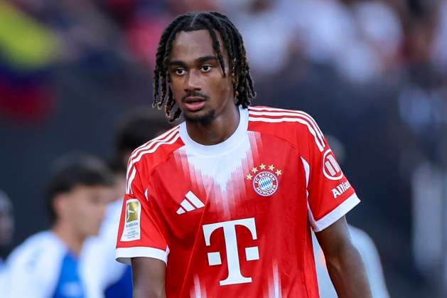 Jonah Kusi Asare FC Bayern Muenchen looks on, Pre Season Friendly, Grasshopper Club Zurich v FC Bayern Munich, Stadion Letzigrund on August 12, 2025 in Zurich, Switzerland Photo by Marco Steinbrenner DeFodi Images Jonah Kusi Asare FC Bayern Muenchen looks on, Pre Season Friendly, Grasshopper Club Zurich v FC Bayern Munich, Stadion Letzigrund, August 12, 2025 in Zurich, Switzerland Photo by Marco Steinbrenner DeFodi Images