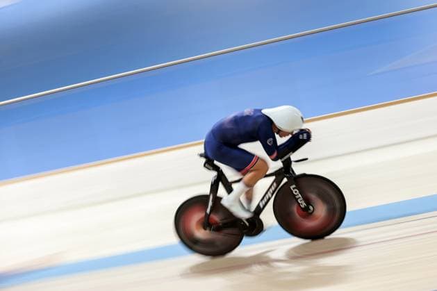 Track cycling, Rad, Radsport, Bahnrad, Bahn world record attempts in Konya KONYA, TURKIYE - AUGUST 14: British cyclist William Bjergfelt set a new world one-hour record in the C5 category by covering a distance of 51.463 kilometers during the track cycling world record attempts, organized with the application of the Union Cycliste Internationale (UCI) and British Cycling at the Konya Olympic Velodrome in Konya, Turkiye on August 14, 2025. Serhat Cetinkaya Anadolu Konya Turkey. Editorial use only. Please get in touch for any other usage.  Copyright: x2025xAnadoluxSerhatxCetinkayax