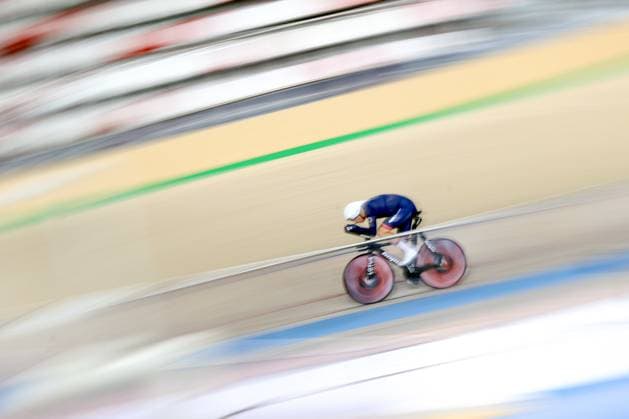 Track cycling, Rad, Radsport, Bahnrad, Bahn world record attempts in Konya KONYA, TURKIYE - AUGUST 14: British cyclist William Bjergfelt set a new world one-hour record in the C5 category by covering a distance of 51.463 kilometers during the track cycling world record attempts, organized with the application of the Union Cycliste Internationale (UCI) and British Cycling at the Konya Olympic Velodrome in Konya, Turkiye on August 14, 2025. Serhat Cetinkaya Anadolu Konya Turkey. Editorial use only. Please get in touch for any other usage.  Copyright: x2025xAnadoluxSerhatxCetinkayax