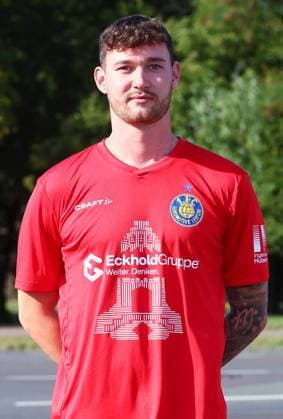 Team presentation 1 FC Lok Leipzig Regionalliga NO Goalkeeper Niclas Müller Mueller 1 FC Lokomotive Leipzig Regionalliga Nord Ost, Porträttermin 2025 2026 , Leipzig, 13 08 2025 , For editorial use only Only editorial use