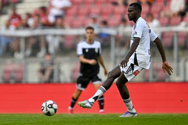 SOCCER - UEFA EL, WAC vs PAOK KLAGENFURT,AUSTRIA,14.AUG.25 - SOCCER - UEFA Europa League, qualification, Wolfsberger AC vs PAOK Thessaloniki. Image shows Cheick Mamadou Diabate (WAC).  GEPAxpictures xAvnixRetkoceri
