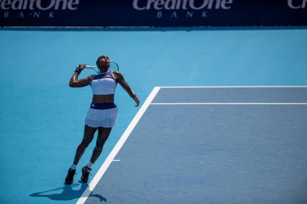 Cincinnati Open Fourth Round: Coco Gauff V Lucia Bronzetti Coco Gauff is seen during her fourth-round match at the Cincinnati Open in Mason, Ohio, on August 14, 2025. Mason Ohio United States  Copyright: xJasonxWhitmanx originalFilename:whitman-cincinna250814_npGfE.jpg
