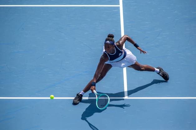 Cincinnati Open Fourth Round: Coco Gauff V Lucia Bronzetti Coco Gauff is seen during her fourth-round match at the Cincinnati Open in Mason, Ohio, on August 14, 2025. Mason Ohio United States  Copyright: xJasonxWhitmanx originalFilename:whitman-cincinna250814_npz4X.jpg