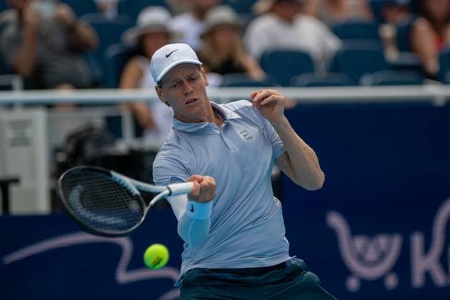 Cincinnati Open Round Of 16: Jannik Sinner V Felix Auger-Aliassime Jannik Sinner is seen during his fourth-round match at the Cincinnati Open in Mason, Ohio, on August 14, 2025. Mason Ohio United States  Copyright: xJasonxWhitmanx originalFilename:whitman-cincinna250814_npOsl.jpg