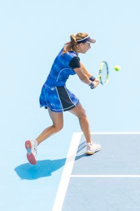 August 14, 2025, Mason, Ohio, USA: Mason, Ohio; Cincinnati Open Tennis Tournament - 2025 08 14 - Lucia Bronzett plays a ball against opponent iCoco Gauff. - ZUMAPress Mason USA - ZUMAn24_ 20250814_zaf_n24_004 Copyright: xWallyxNellx