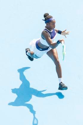 August 14, 2025, Mason, Ohio, USA: Mason, Ohio; Cincinnati Open Tennis Tournament - 2025 08 14 - Coco Gauff plays a ball against opponent Lucia Bronzetti. - ZUMAPress Mason USA - ZUMAn24_ 20250814_zaf_n24_038 Copyright: xWallyxNellx