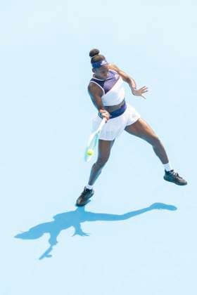 August 14, 2025, Mason, Ohio, USA: Mason, Ohio; Cincinnati Open Tennis Tournament - 2025 08 14 - Coco Gauff plays a ball against opponent Lucia Bronzetti. - ZUMAPress Mason USA - ZUMAn24_ 20250814_zaf_n24_044 Copyright: xWallyxNellx