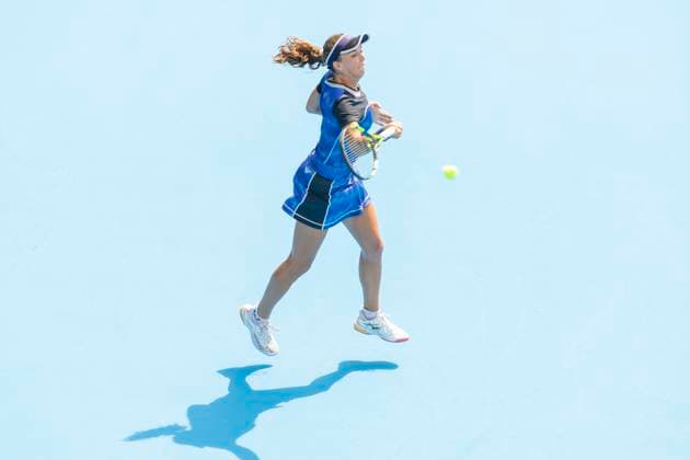 August 14, 2025, Mason, Ohio, USA: Mason, Ohio; Cincinnati Open Tennis Tournament - 2025 08 14 - Lucia Bronzett plays a ball against opponent iCoco Gauff. - ZUMAPress Mason USA - ZUMAn24_ 20250814_zaf_n24_045 Copyright: xWallyxNellx