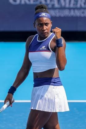 August 14, 2025, Mason, Ohio, USA: COCO GAUFF (USA) reacts to a shot during Thursday s Round of 16 of the Cincinnati Open at the Lindner Family Tennis Center. Gauff won 6:2 6:4. Mason USA - ZUMAs304 20250814_zaf_s304_009 Copyright: xScottxStuartx
