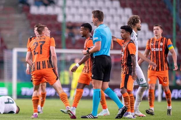 2025.08.14 Krakow pilka nozna - 3.runda kwalifikacyjna UEFA Liga Europy sezon 2025 2026 2024 2025 Szachtar Donieck - Panathinaikos FC Ateny N z Oleg Ocheretko Foto Gleb Soboliev PressFocus 2025.08.14 Krakow Football - third qualification round UEFA Europa League 2025 2026 season Shakhtar Donieck - Panathinaikos FC Athens Oleg Ocheretko Credit: Gleb Soboliev PressFocus NEWSPIX.PL --- newspix.pl   imago images 0830576397