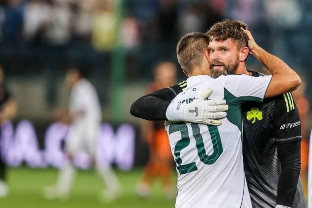 KRAKOW 14.08.2025 ELIMINACJE DO LIGI EUROPY UEFA SEZON 2025 26 SZACHTAR DONIECK - PANATHINAIKOS AO NZ Bartlomiej Dragowski FOT JAKUB GRUCA FOKUSMEDIA.COM.PL PLAY - OFF QUALIFICATIONS UEFA EUROPA LEAGUE SEASON 2025 2026 NEWSPIX.PL --- newspix.pl   imago images 0830576461