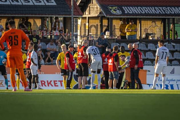 20250814 Kuopio, Finland. UEFA Europa League qualifier round 3 match KuPS vs RFS. Photo by Niklas Pehkonen All Over Press  1.05546463