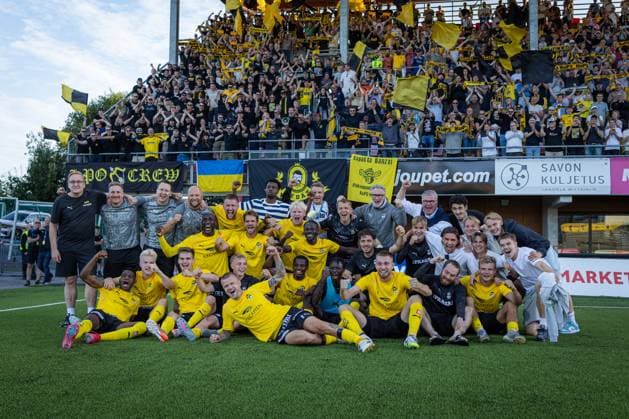20250814 Kuopio, Finland. UEFA Europa League qualifier round 3 match KuPS vs RFS. Photo by Niklas Pehkonen All Over Press  1.05546452