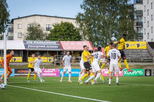 20250814 Kuopio, Finland. UEFA Europa League qualifier round 3 match KuPS vs RFS. Photo by Niklas Pehkonen All Over Press  1.05546410