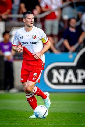 FC Utrecht defender Nick Viergever during the match Utrecht Servette at the Galgenwaard stadium for the UEFA Europa League Third qualifying round 2nd leg season 2025 2026 in UTRECHT, Netherlands on 14 august 2025, photo by Marcel van Dorst EYE4images DeFodi Images