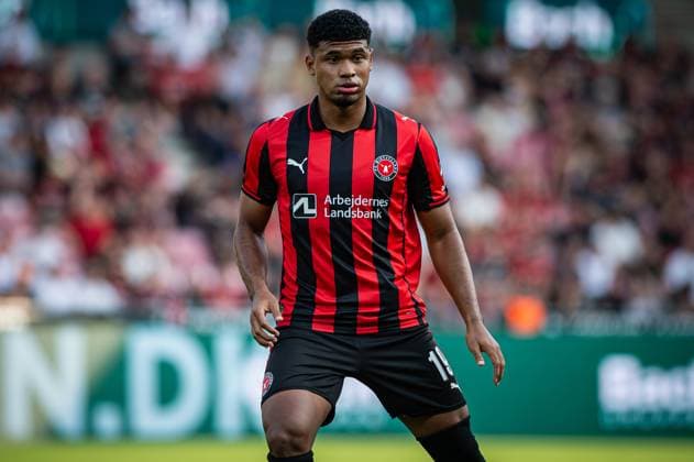 FC Midtjylland v Fredrikstad, UEFA Europa League qualification, Herning, Denmark Herning, Denmark. 14th, August 2025. Pedro Bravo (19) of FC Midtjylland seen during the UEFA Europa League qualification match between FC Midtjylland and Fredrikstad at MCH Arena in Herning. Denmark, Herning  Copyright: xGonzalesxPhoto MortenxKjaerx