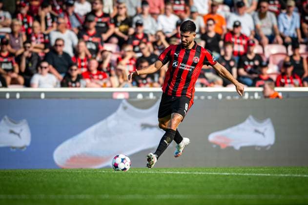 FC Midtjylland v Fredrikstad, UEFA Europa League qualification, Herning, Denmark Herning, Denmark. 14th, August 2025. Martin Erlic (6) of FC Midtjylland seen during the UEFA Europa League qualification match between FC Midtjylland and Fredrikstad at MCH Arena in Herning. Denmark, Herning  Copyright: xGonzalesxPhoto MortenxKjaerx
