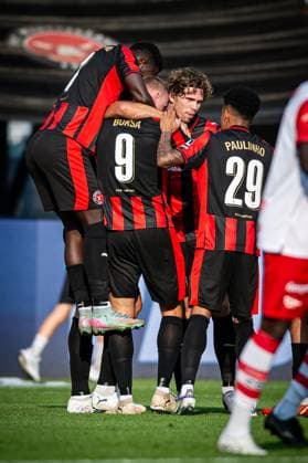FC Midtjylland v Fredrikstad, UEFA Europa League qualification, Herning, Denmark Herning, Denmark. 14th, August 2025. Mads Bech Sorensen (22) of FC Midtjylland scores for 1-0 during the UEFA Europa League qualification match between FC Midtjylland and Fredrikstad at MCH Arena in Herning. Denmark, Herning  Copyright: xGonzalesxPhoto MortenxKjaerx