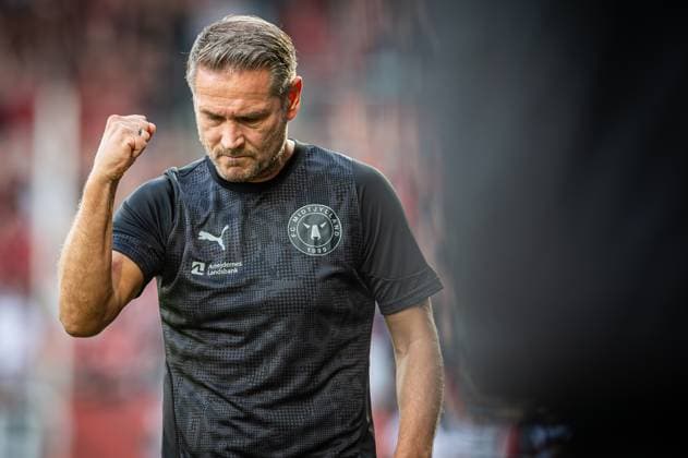 FC Midtjylland v Fredrikstad, UEFA Europa League qualification, Herning, Denmark Herning, Denmark. 14th, August 2025. Head coach Thomas Thomasberg of FC Midtjylland seen during the UEFA Europa League qualification match between FC Midtjylland and Fredrikstad at MCH Arena in Herning. Denmark, Herning  Copyright: xGonzalesxPhoto MortenxKjaerx