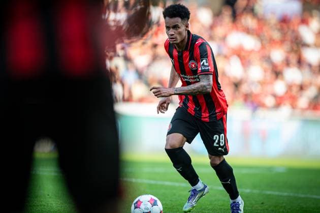 FC Midtjylland v Fredrikstad, UEFA Europa League qualification, Herning, Denmark Herning, Denmark. 14th, August 2025. Paulinho (29) of FC Midtjylland seen during the UEFA Europa League qualification match between FC Midtjylland and Fredrikstad at MCH Arena in Herning. Denmark, Herning  Copyright: xGonzalesxPhoto MortenxKjaerx