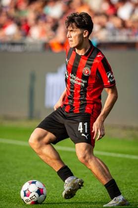 FC Midtjylland v Fredrikstad, UEFA Europa League qualification, Herning, Denmark Herning, Denmark. 14th, August 2025. Mikel Gogorza (41) of FC Midtjylland seen during the UEFA Europa League qualification match between FC Midtjylland and Fredrikstad at MCH Arena in Herning. Denmark, Herning  Copyright: xGonzalesxPhoto MortenxKjaerx