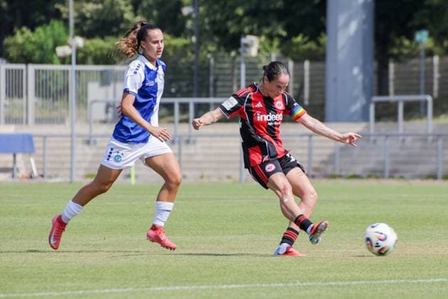 Football, Women, Test match, Eintracht Frankfurt - Grasshopper Club Zürich