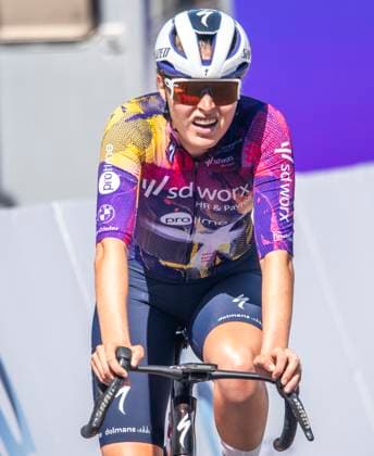 August 15, 2025, Villars-Sur-Ollon, Vaud, Switzerland: Villars-sur-Ollon Switzerland, 08 15 2025: LAURA STIGGER of TEAM SD WORX Ã¢â‚¬ PROTIME team is in action during Tour de Romandie women 2025. Tour de Romandie women 2025. The first stage of the Tour de Romandie, which is a time trial between Huemoz and Villars-sur-Ollon and is part of the UCI Wonen s World Tour. Villars-Sur-Ollon Switzerland - ZUMAd206 20250815_zip_d206_001 Copyright: xEricxDubostx