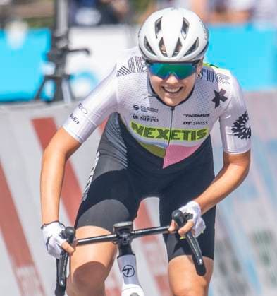 August 15, 2025, Villars-Sur-Ollon, Vaud, Switzerland: Villars-sur-Ollon Switzerland, 08 15 2025: MAYA KINGMA of Team NEXETIS is in action during Tour de Romandie women 2025. Tour de Romandie women 2025. The first stage of the Tour de Romandie, which is a time trial between Huemoz and Villars-sur-Ollon and is part of the UCI Wonen s World Tour. Villars-Sur-Ollon Switzerland - ZUMAd206 20250815_zip_d206_006 Copyright: xEricxDubostx