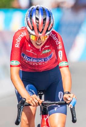 August 15, 2025, Villars-Sur-Ollon, Vaud, Switzerland: Villars-sur-Ollon Switzerland, 08 15 2025: ESMEE PEPERKAMP of Team Roland is in action during Tour de Romandie women 2025. Tour de Romandie women 2025. The first stage of the Tour de Romandie, which is a time trial between Huemoz and Villars-sur-Ollon and is part of the UCI Wonen s World Tour. Villars-Sur-Ollon Switzerland - ZUMAd206 20250815_zip_d206_007 Copyright: xEricxDubostx