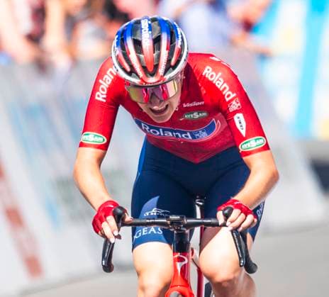 August 15, 2025, Villars-Sur-Ollon, Vaud, Switzerland: Villars-sur-Ollon Switzerland, 08 15 2025: ANNEMARIE WORST of Team Roland is in action during Tour de Romandie women 2025. Tour de Romandie women 2025. The first stage of the Tour de Romandie, which is a time trial between Huemoz and Villars-sur-Ollon and is part of the UCI Wonen s World Tour. Villars-Sur-Ollon Switzerland - ZUMAd206 20250815_zip_d206_012 Copyright: xEricxDubostx