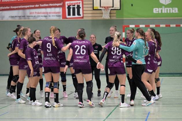 TusSies win the test match 29 23 against Sport Union Neckarsulm TusSies Metzingen vs Sport Union Neckarsulm, Handball, Alsco HBF, Test match, Season 2025 2026, 15 08 2025 TusSies Metzingen vs Sport Union Neckarsulm, Handball, Alsco HBF, Test match, Season 2025 2026, 15 08 2025 Metzingen Copyright: xEibner-Pressefoto TobiasxBaurx EP_TBR